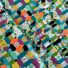 Load image into Gallery viewer, Groove in Aqua, Endless Summer by Monika Forsberg for Freespirit Fabrics, sold by the half-yard
