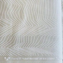 Load image into Gallery viewer, Zigzag &quot;Gray Matter&quot;  by RJR Studio Fabrics, sold by the half-yard

