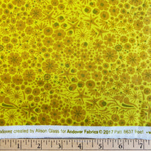 Load image into Gallery viewer, Diving Board/Reef in Gold by Alison Glass, for Andover, sold by half-yard
