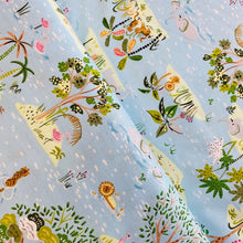 Load image into Gallery viewer, Reef on Blue by Dear Stella, sold by the half-yard
