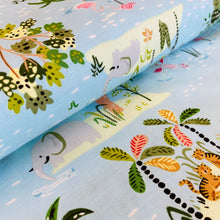 Load image into Gallery viewer, Reef on Blue by Dear Stella, sold by the half-yard
