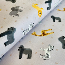 Load image into Gallery viewer, Small Things - World Animals by Lewis &amp; Irene, sold by the half-yard
