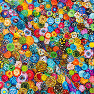 Sewing Emporium, Buttons by Robert Kaufman, sold by the half-yard