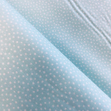 Load image into Gallery viewer, Scattered Dots on Light Aqua Blue, for Felicity Fabrics, sold by the half-yard
