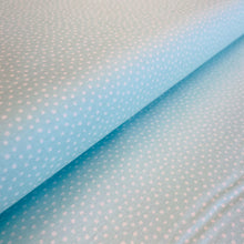 Load image into Gallery viewer, Scattered Dots on Light Aqua Blue, for Felicity Fabrics, sold by the half-yard
