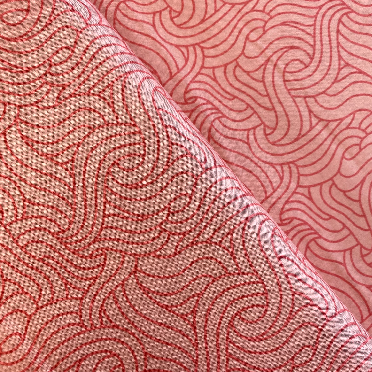 Strands in Light Raspberry, for Felicity Fabrics, sold by the half-yard