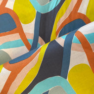 Woven in Lime, After the Rain by Bookhou for Freespirit Fabrics, sold by the half-yard