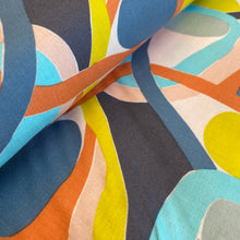 Load image into Gallery viewer, Woven in Lime, After the Rain by Bookhou for Freespirit Fabrics, sold by the half-yard
