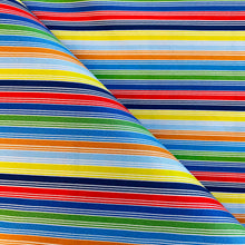 Load image into Gallery viewer, Things That Go Stripes, for Clothworks, sold by the half-yard
