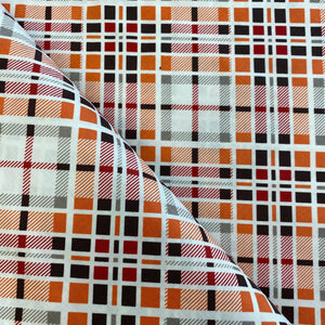 Florence in Carnelian, Multi Plaid by Denyse Schmidt for Freespirit Fabrics, sold by the yard