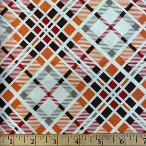 Florence in Carnelian, Multi Plaid by Denyse Schmidt for Freespirit Fabrics, sold by the yard