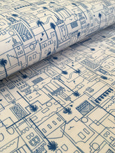 Load image into Gallery viewer, Rooftops in Beige, Oasis by Figo Fabrics, sold by the half-yard
