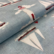 Lighthouses and Tall Ships, the Henley Studio for Makower UK, sold by the half-yard
