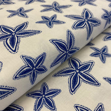 Load image into Gallery viewer, Sea Stars on White, Tide Pool by Kate Nelligan, for Moda Fabrics, sold by the half-yard
