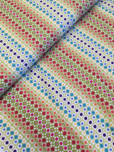 Load image into Gallery viewer, Hummingbird Lane Multi Stripe Dots 6HL1, by ITB Studio for In the Beginning Fabrics, sold by the half-yard
