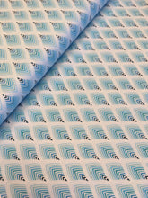 Load image into Gallery viewer, Hummingbird Lane Blue Chevrons 7HL1, by ITB Studio for In the Beginning Fabrics, sold by the half-yard
