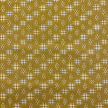 Load image into Gallery viewer, White on Dark Golden Textured Print by Westrade, sold by the half-yard
