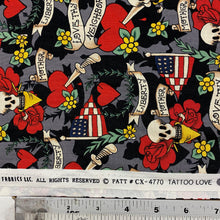 Load image into Gallery viewer, Tattoo Love by Michael Miller Fabrics, sold by the half-yard
