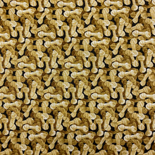 Load image into Gallery viewer, Rawhide Dog Bones on Black by Paintbrush Studios, sold by the half-yard
