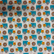 Grow With Me, Trucks and Wheels, by Moda Fabrics, sold by the half-yard