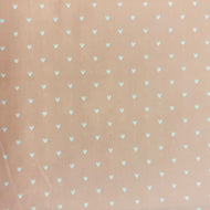 Little Hearts Pink, Toot Petit,  by Cloud 9, sold by the half-yard