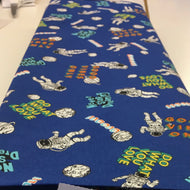 Astronauts on Navy 850329-1-4, by Sevenberry, sold by the half-yard
