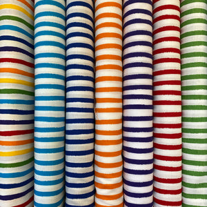 Dot and Stripes Delights, SRK-19936-81  TURQUOISE for Robert Kaufman, sold by the half-yard