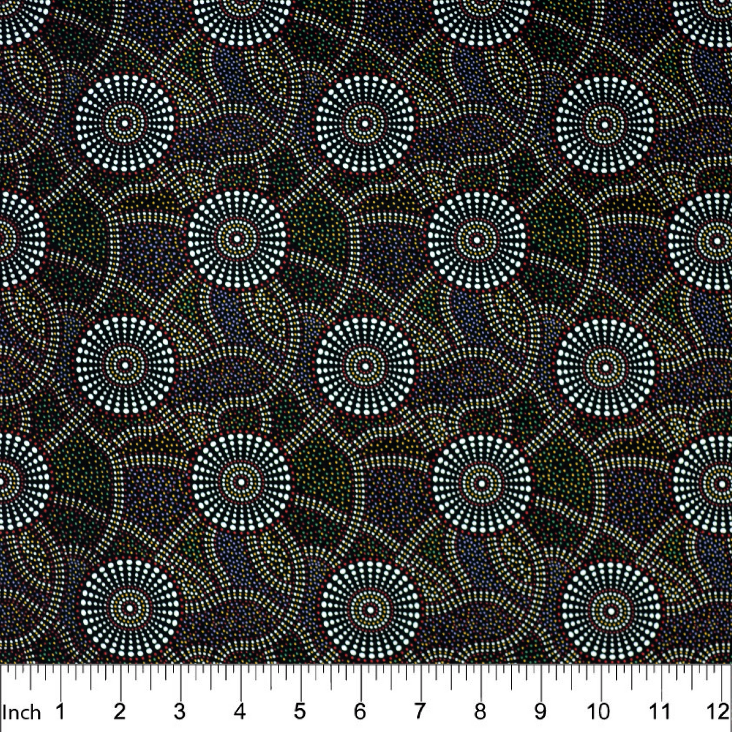 Kangaroo Path Black, by M&S Textiles, sold by the half-yard