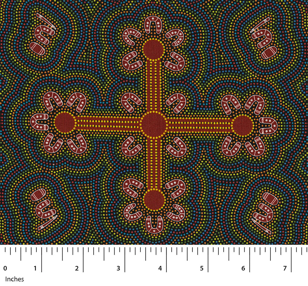 Ladies Dancing at Ceremony Gold, by M&S Textiles, sold by the half-yard