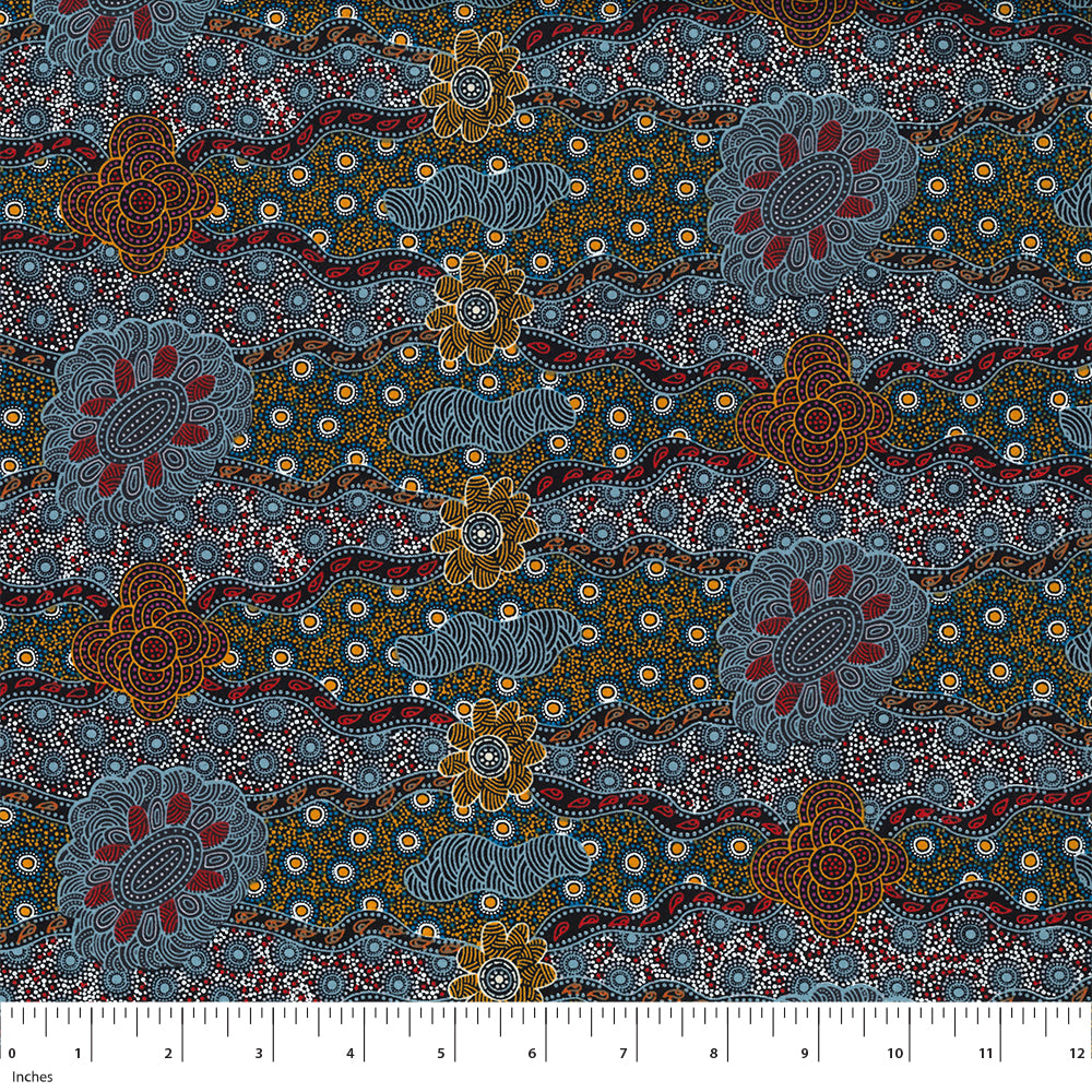 Lillup Dreaming Ash, LDRA by M&S Textiles, sold by the half-yard