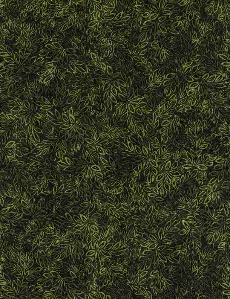 MINI LEAF BLENDER, MEADOW C8500 in FOREST, by Timeless Treasures, sold by the half-yard