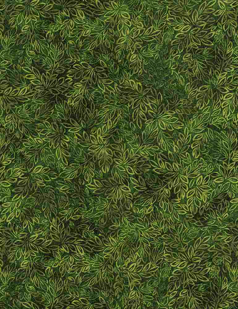 MINI LEAF BLENDER, MEADOW C8500 in GREEN, by Timeless Treasures, sold by the half-yard