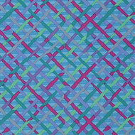 Mad Plaid - Turquoise Extra-Wide Back QBBM002.TURQUOISE Classics by Brandon Mably for the Kaffe Fassett Collective  for Free Spirit Fabrics, sold by the half-yard