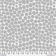 Jumble - GREY  PWBM053.GREY by Kaffe Fassett for the Kaffe Fassett Collective, for Free Spirit Fabrics, sold by the half-yard