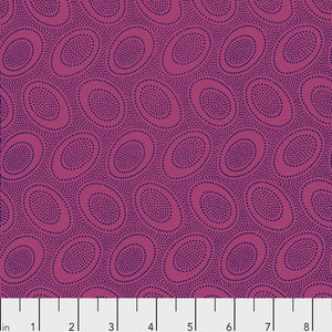 Aboriginal Dot - Maroon, Classics by Kaffe Fassett for the Kaffe Fassett Collective SKU PWGP071.MAROO, for Free Spirit Fabrics, sold by the half-yard