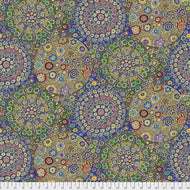 Millefiore in Ochre, by Kaffe Fassett for Free Spirit Fabrics, sold by the half-yard
