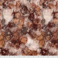 Into The Woods, PWKA006 in Rose Petal - Papaya,  by Katrinka for Free Spirit Fabrics, sold by the half-yard