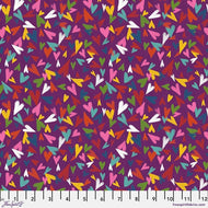 All My Heart, Berry, Oh Happy Day! PWKG037.BERRY by Keiko Goke for Free Spirit Fabrics, sold by the half-yard