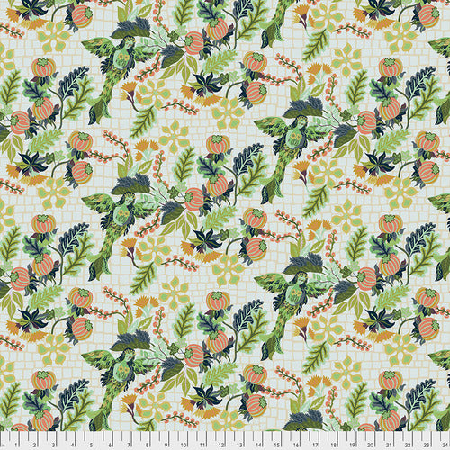 Earthmaid in Sky, Earth Made Paradise, by Kathy Doughty for Freespirit Fabrics, sold by the half-yard