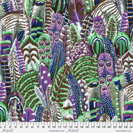 Feathers - Contrast PWPJ055.CONTR, Philip Jacobs for the Kaffe Fassett Collective, for Free Spirit Fabrics, sold by the half-yard