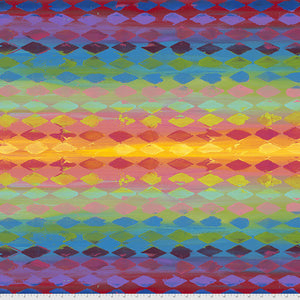 Harlequin in Multi, Pizzazz by Sue Penn for Freespirit Fabrics, sold by the half-yard