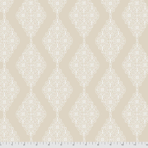 Enchanted, Lanterns in Sand by Valorie Wells for Freespirit Fabrics, sold by the half-yard