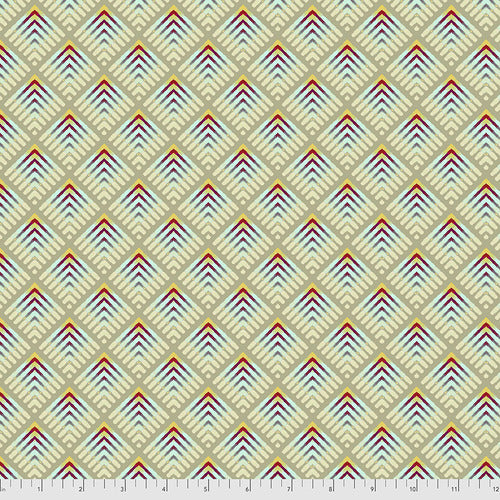 Rectrix Small in Light, PWWR009 Madison One by William Reue, for Freespirit Fabrics, sold by the half-yard