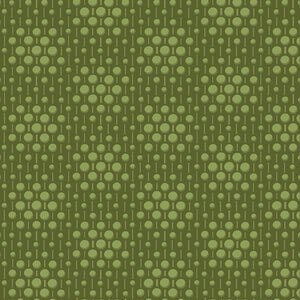 BEADS R150293D in GREEN, ALLURE NOIR, byNANCY RINK for Marcus Fabrics, sold by the half-yard