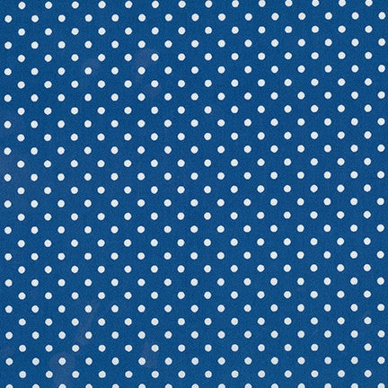 Polka Dots SB-88190D2-11 DENIM by Sevenberry: Petite Basics for Robert Kaufman, sold by the half-yard