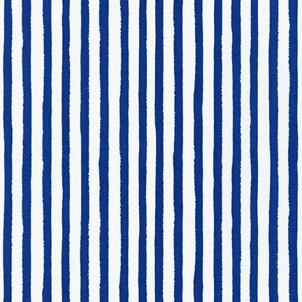Dot and Stripes Delights, SRK-19936-4  BLUE for Robert Kaufman, sold by the half-yard