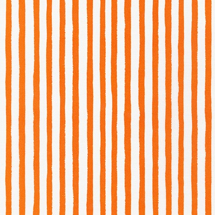 Dot and Stripes Delights, SRK-19936-8  ORANGE for Robert Kaufman, sold by the half-yard