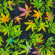 Cannabis Sativa SRK-20502-211 in ISLAND GREEN from Artisan Batiks by Robert Kaufman, sold by the half-yard