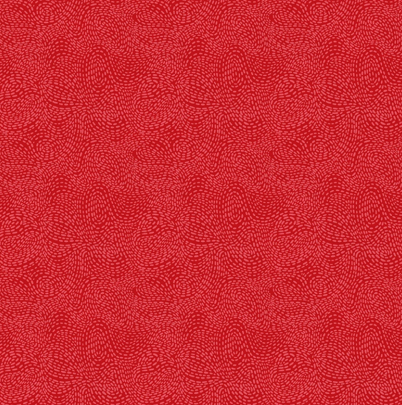 WAVED in RED - 22174 for Paintbrush Studio, sold by the half-yard
