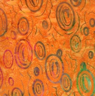 MODA SUNNY DAY BATIKS 4358 16 in MANGO, by Moda Fabrics, sold by the half-yard